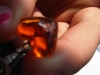 Bug in Amber, Andi's first ever own choice of jewelery in Prague