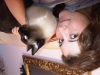 Andi and Leo the Cat