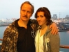 Andrea and Papa on Cruise - Balcony Shot