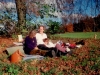 Aunt Claudia, Papa and Andi_taking a break in Munich area