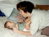 6 months old in Prague, playing la la la