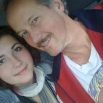 In the car on a regular day